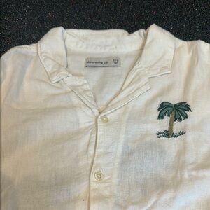 Abercrombie Kids Linen Beach Shirt, 11/12